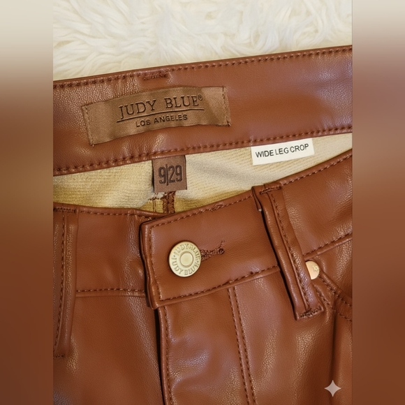 Judy Blue Camel Brown Trousers - Picture 3 of 12